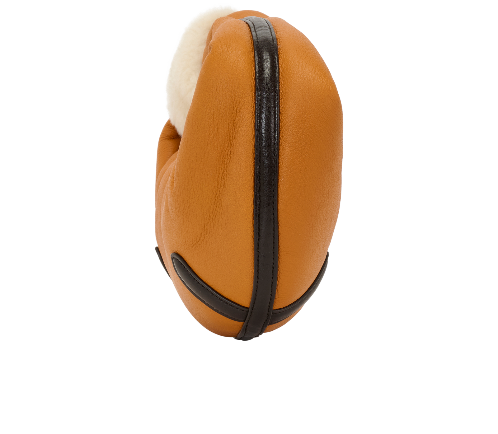 Jodie Bag, &pound;850, Handbags, Tan, Leather/Shearling, Bottom view